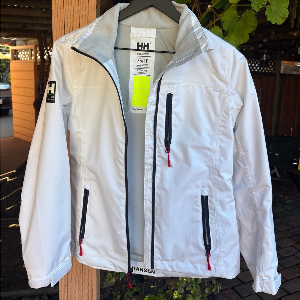 Helly-Hansen Women's Crew Waterproof Windproof Breathable Sailing Jacket size XS
